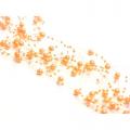Guirlande de perles orange de 130 cm